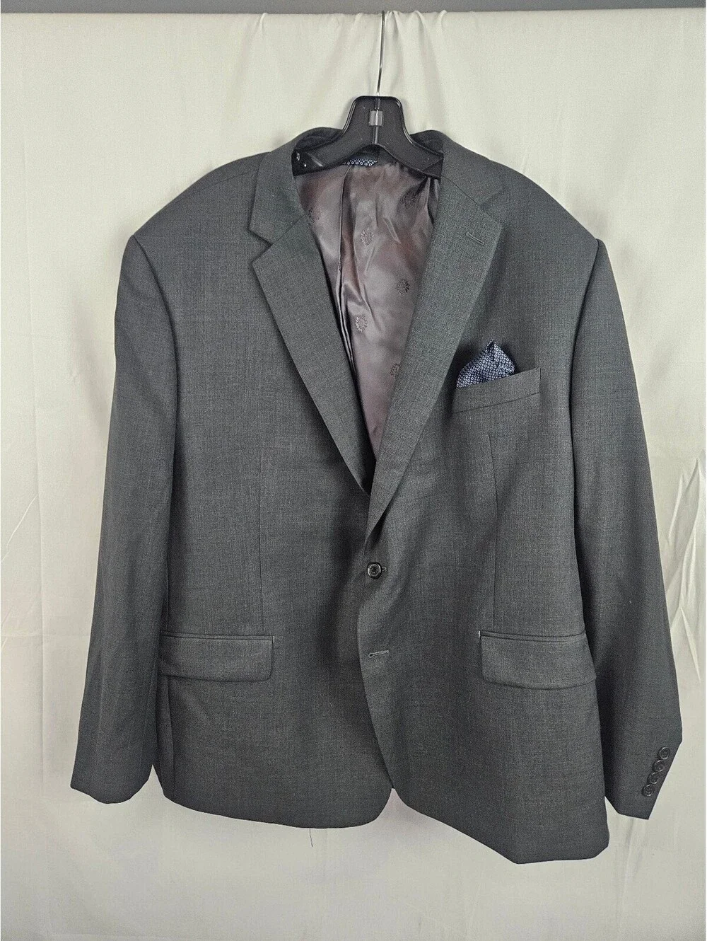 Lauren Ralph Lauren Men's Gray Wool Blend Blazer Size 50R